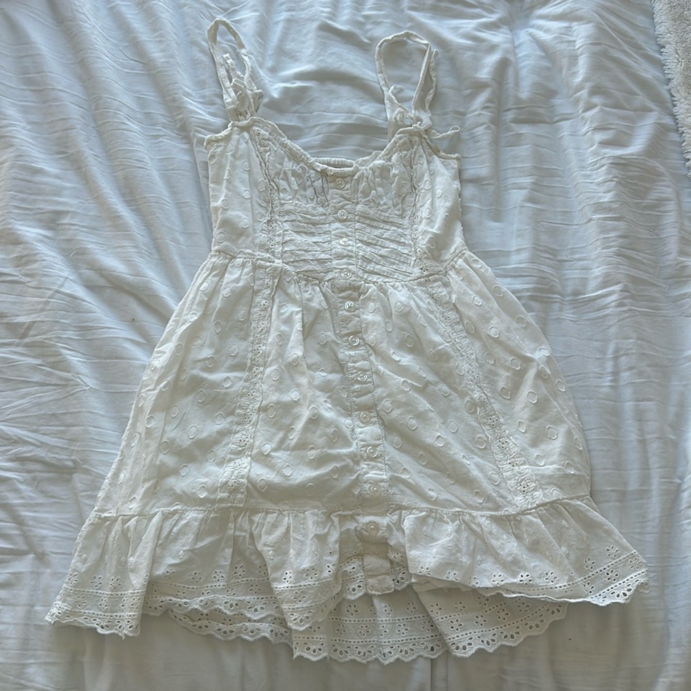 white urban outfitters babydoll dress